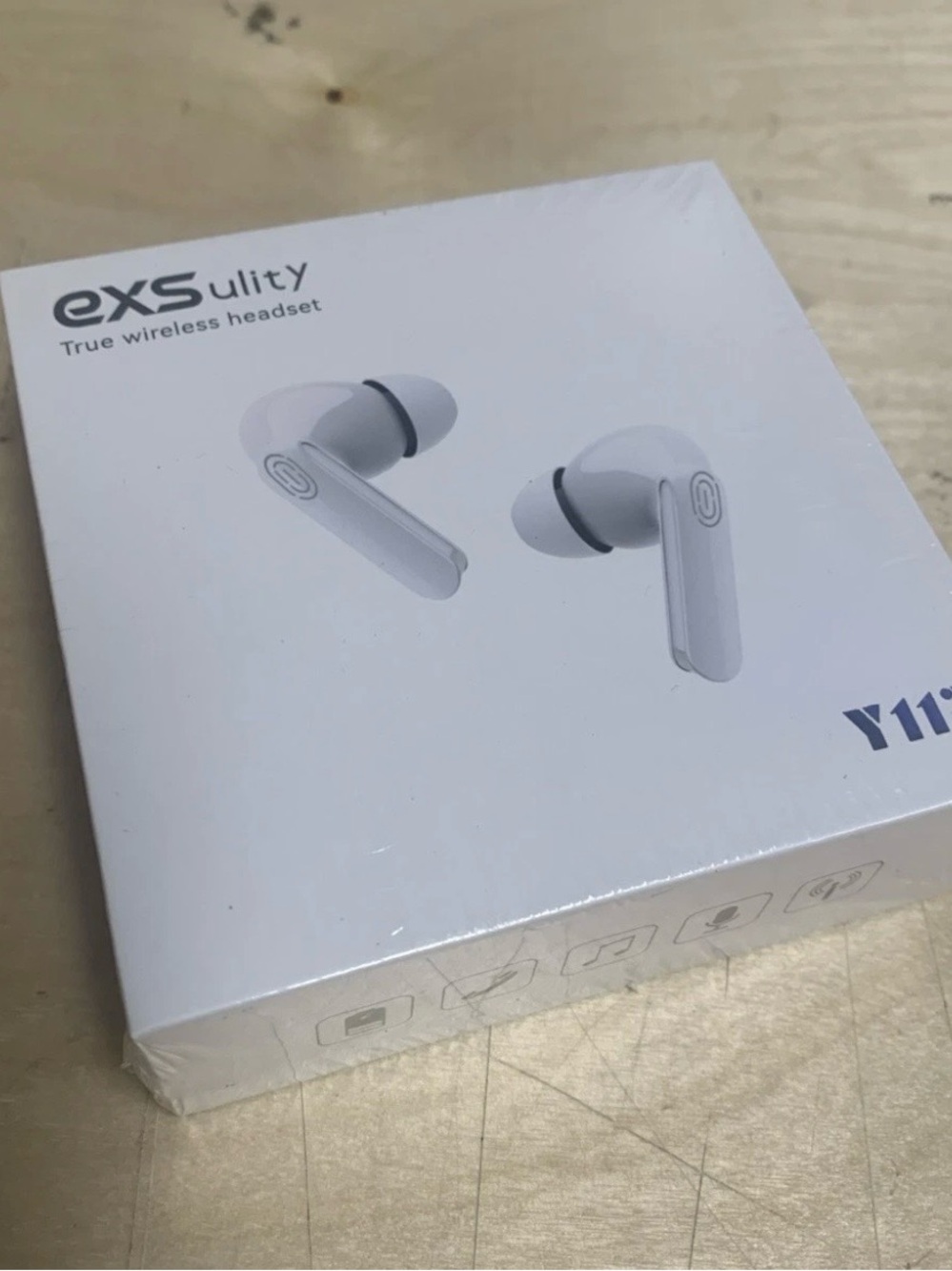 True Wireless Bluetooth Earbuds with Charging Case White